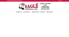 Desktop Screenshot of eagledisposalinc.com